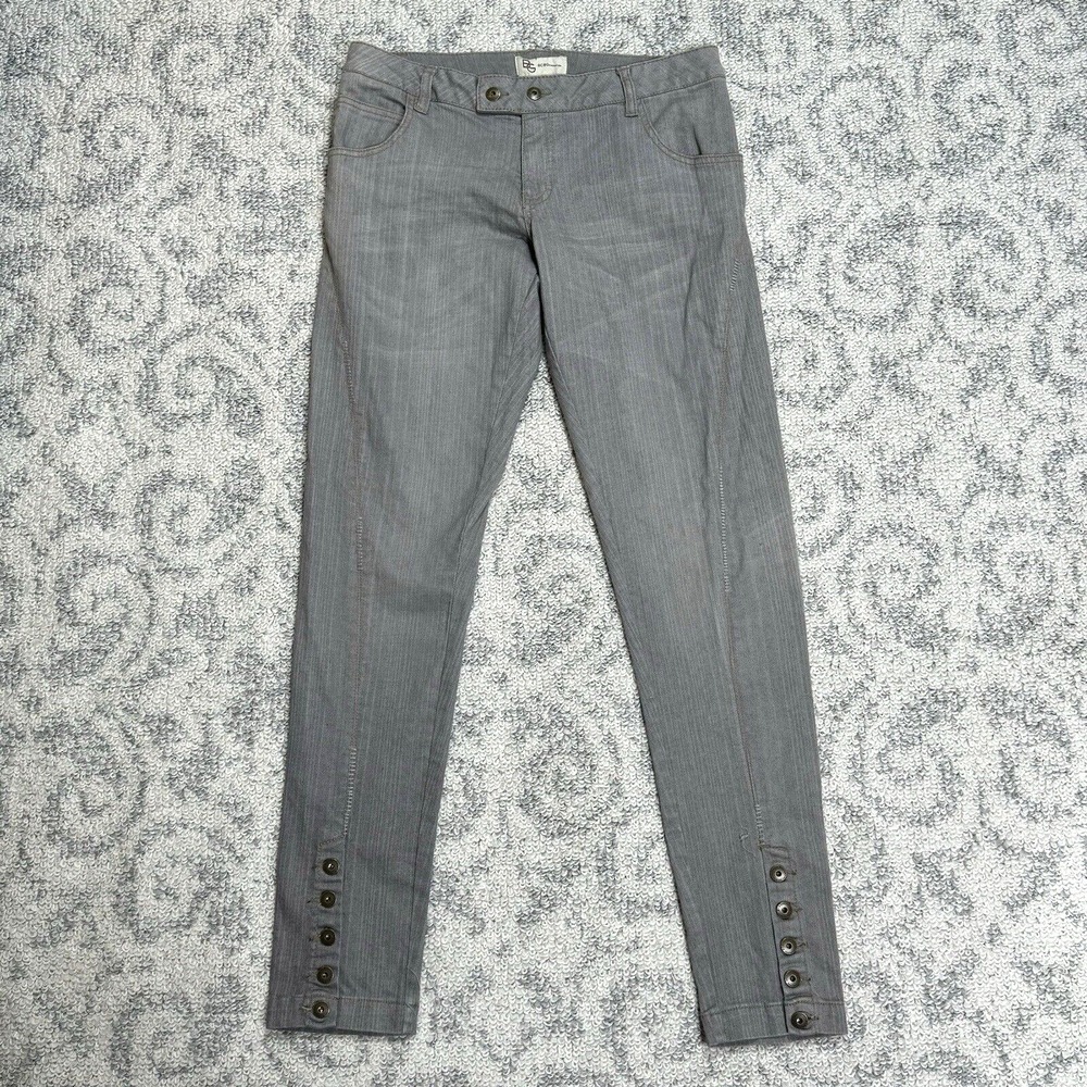 BCBGeneration Women's Fog Wash Pocket Cotton Blend Skinny Denim Jeans Size 29 - Picture 2 of 13